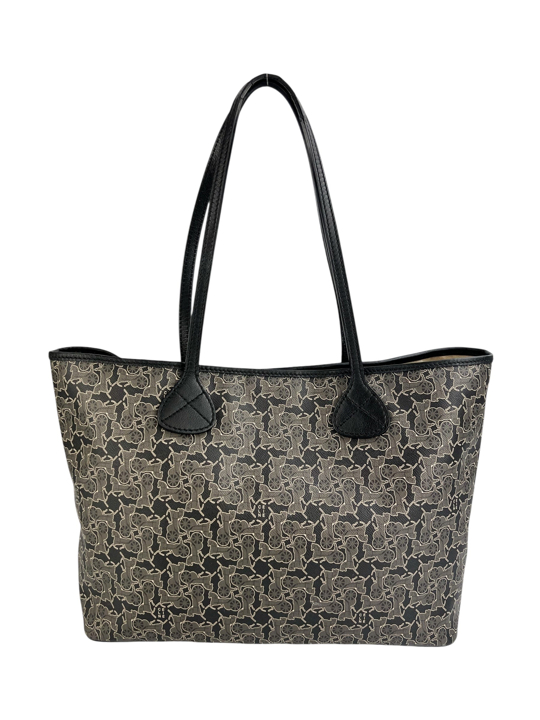 Celine Equestrian Motif Sulky Tote