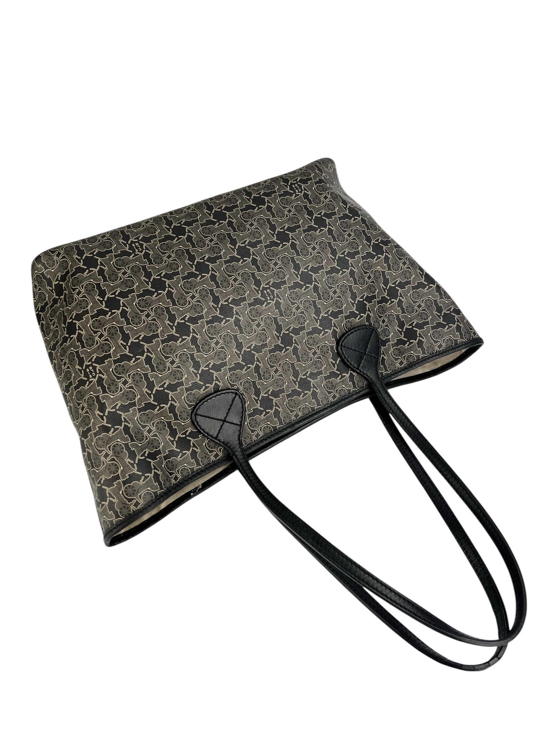 Celine Equestrian Motif Sulky Tote