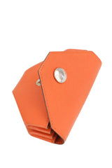 Hermes Le 24 Orange Leather Coin Purse