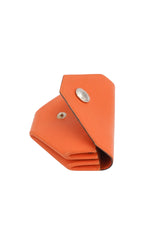 Hermes Le 24 Orange Leather Coin Purse