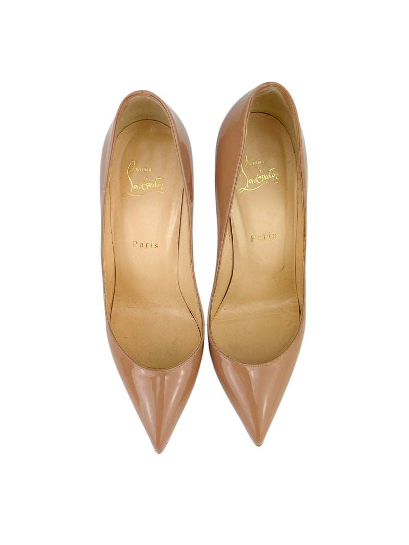 Christian Louboutin Beige Pigalle Follies 100MM Size 39