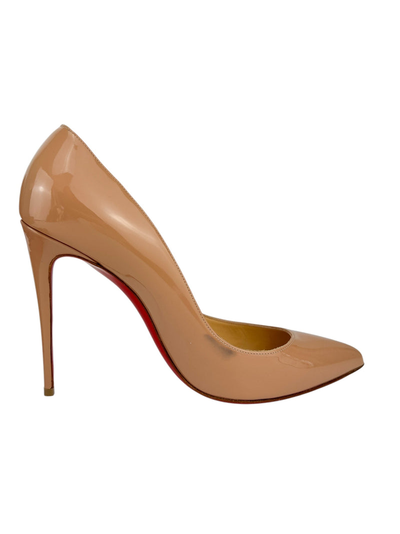 Christian Louboutin Beige Pigalle Follies 100MM Size 39