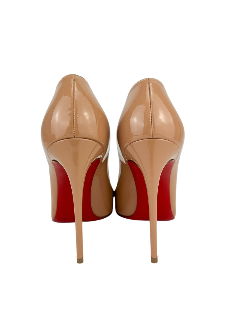 Christian Louboutin Beige Pigalle Follies 100MM Size 39