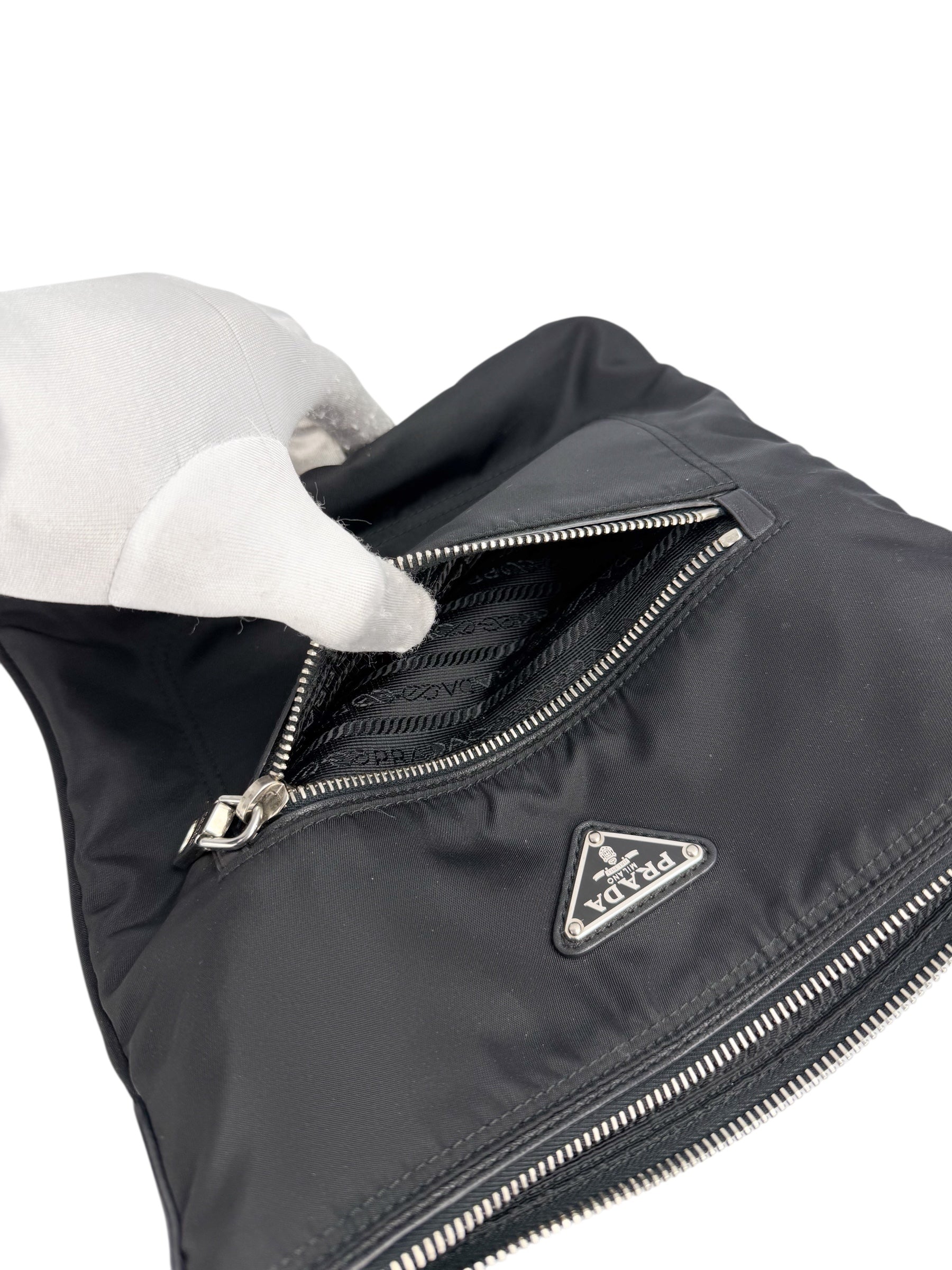 Prada Black Nylon Crossbody