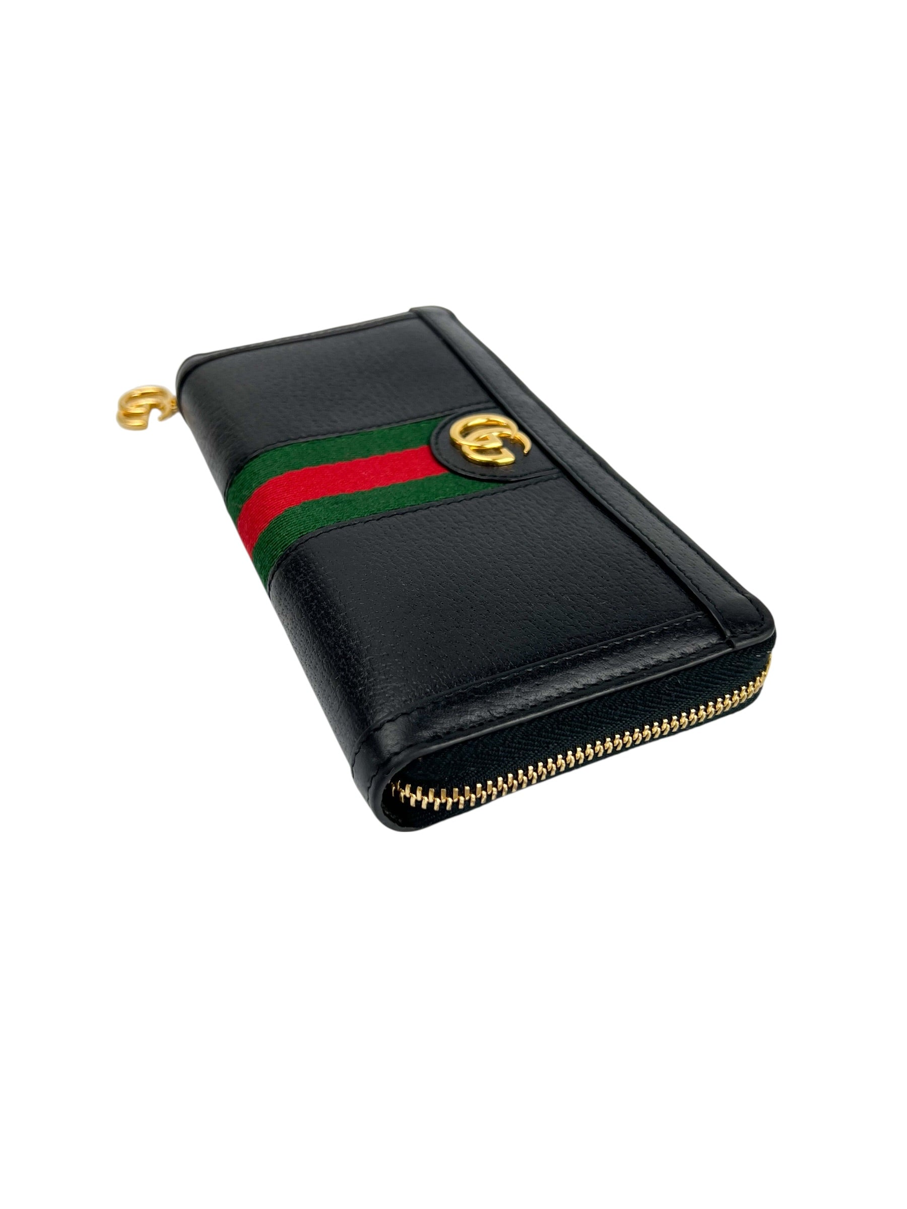 gucci-black-leather-zip-wallet-1