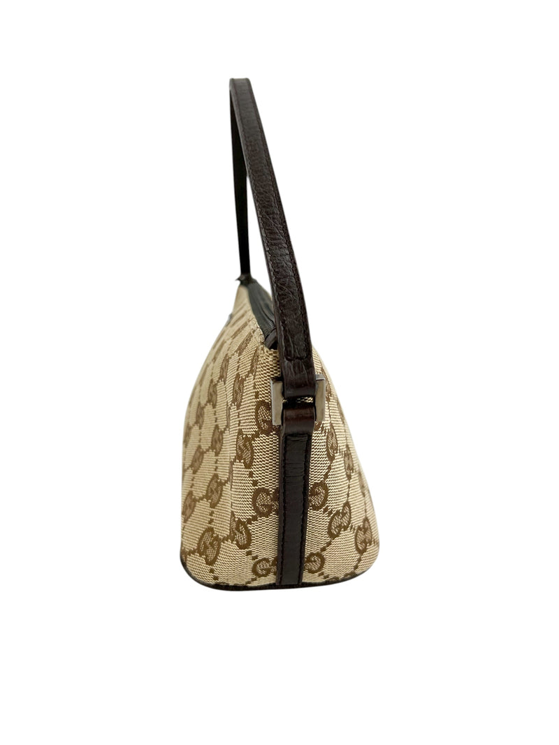 Gucci Monogram Vintage Boat Pochette