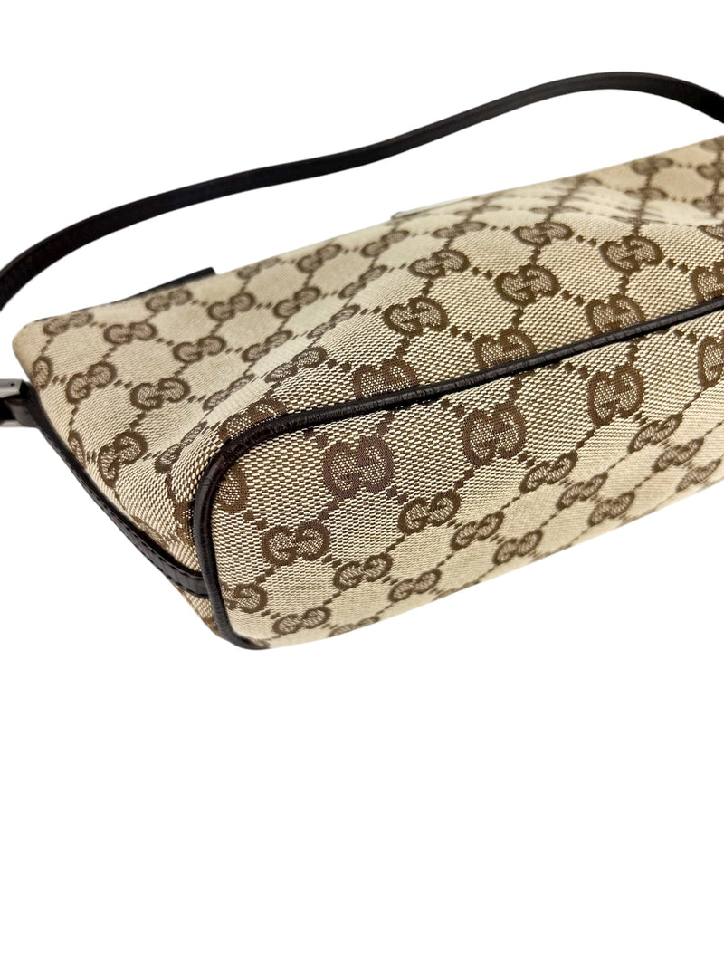 Gucci Monogram Vintage Boat Pochette