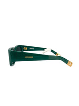 Jacquemus Green Ovalo Sunglasses