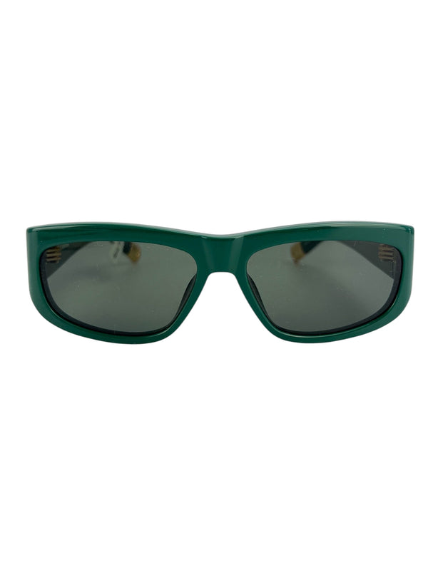 Jacquemus Green Ovalo Sunglasses