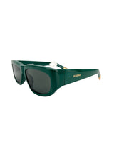 Jacquemus Green Ovalo Sunglasses