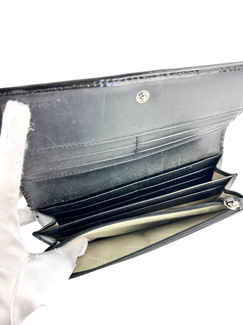 Burberry Vintage Wallet Check Canvas