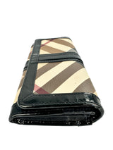 Burberry Vintage Wallet Check Canvas