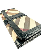 Burberry Vintage Wallet Check Canvas