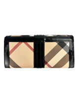 Burberry Vintage Wallet Check Canvas