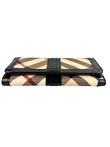 Burberry Vintage Wallet Check Canvas