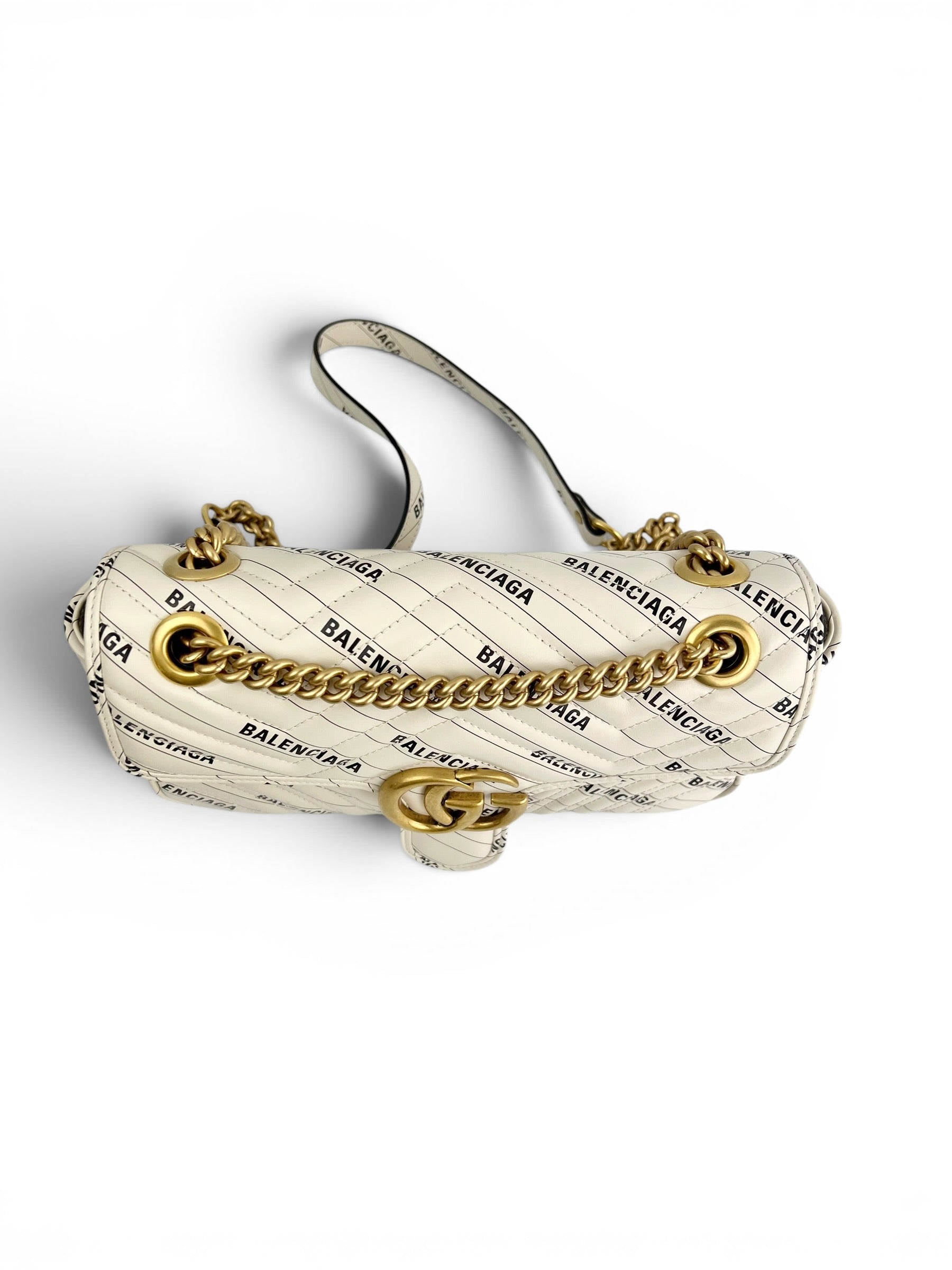Gucci Balenciaga Collab Marmont Flap Bag