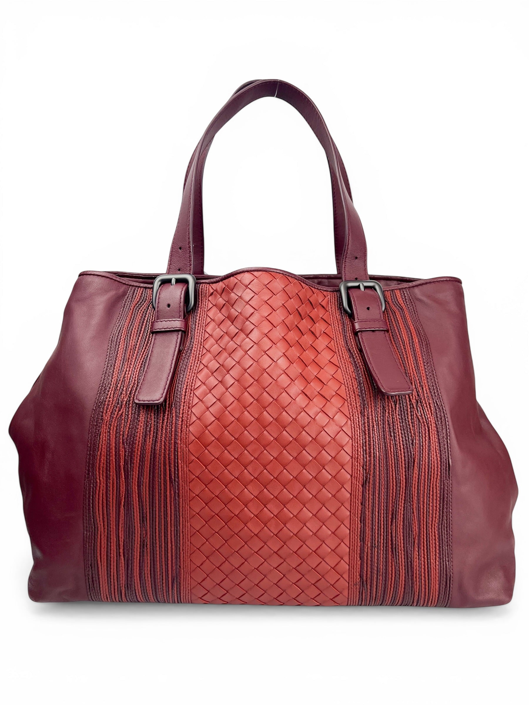 bottega-veneta-intrecciato-burgundy-tote-0