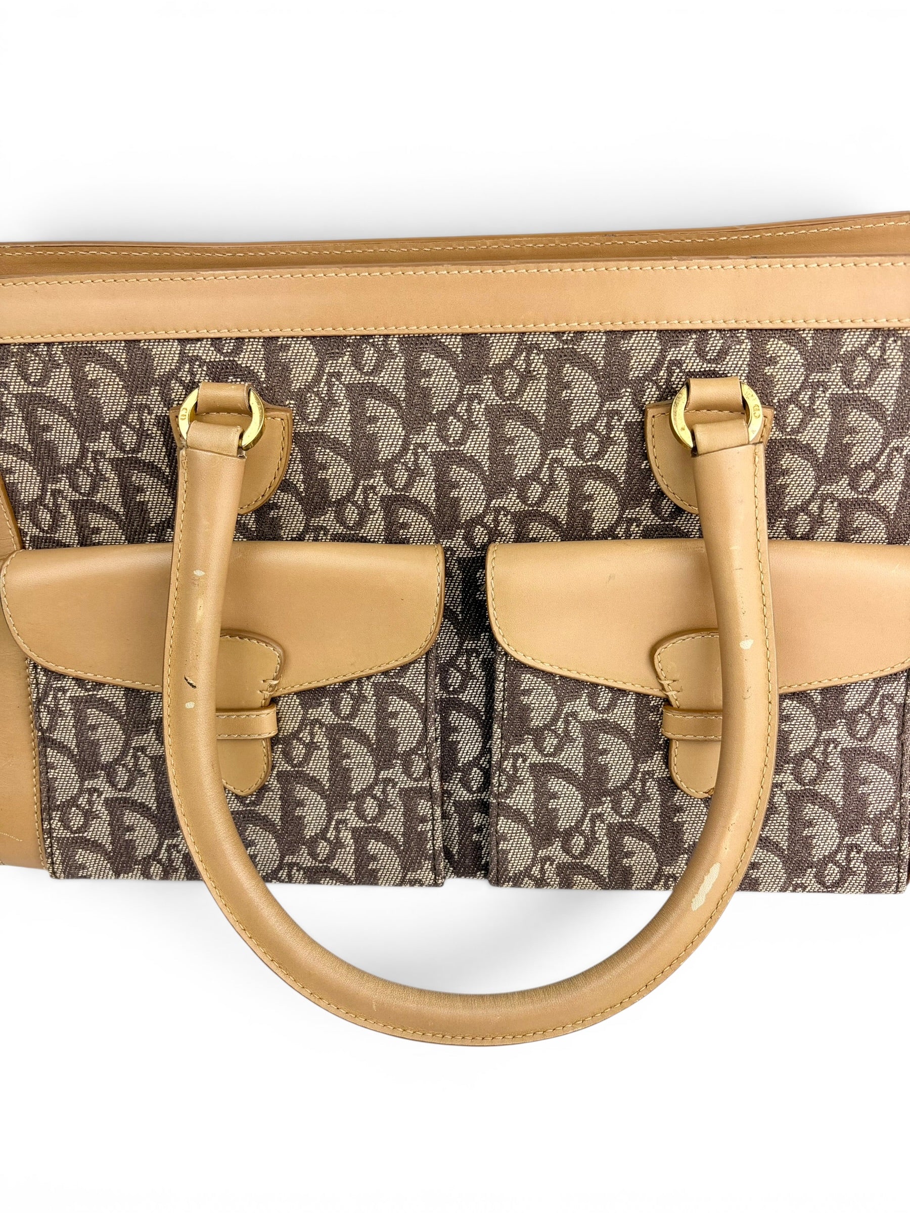 christian-dior-vintage-trotter-canvas-diorissimo-top-handle-9