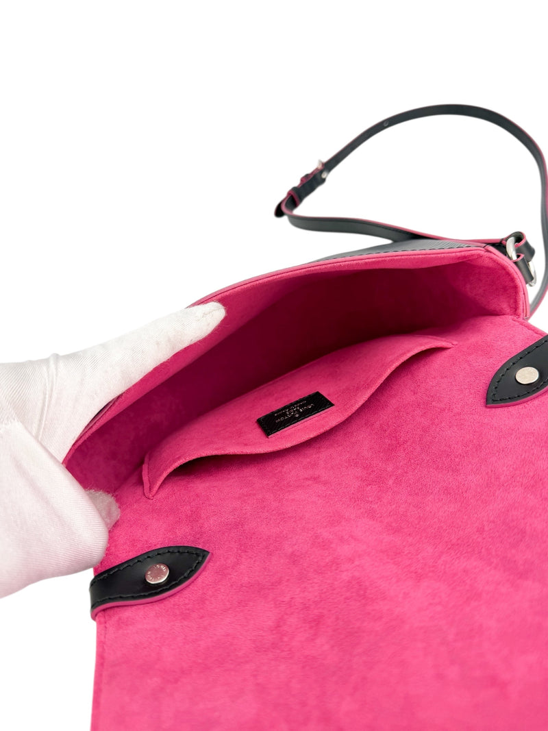 Louis Vuitton Black Epi Saint Cloud NM