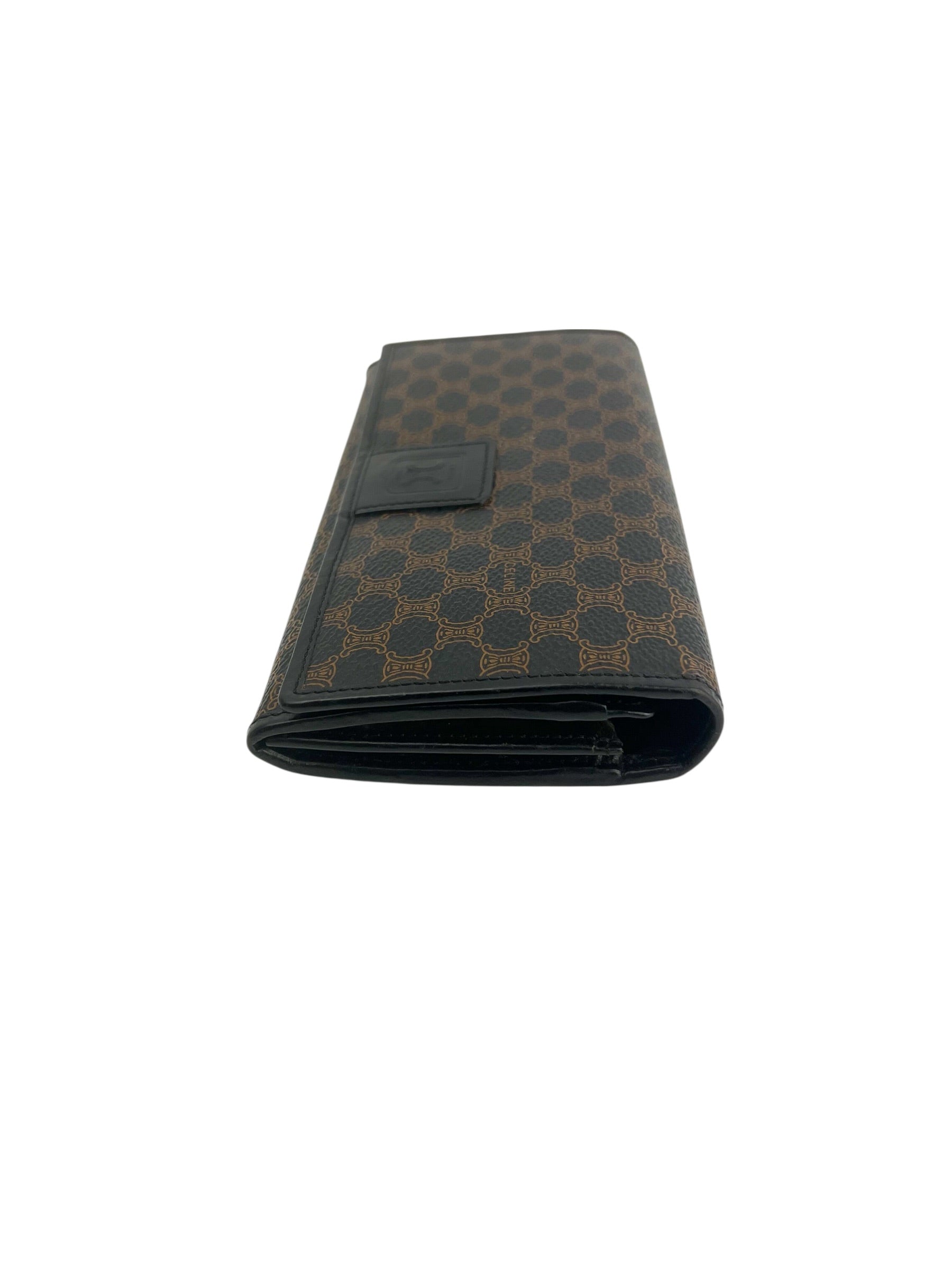 celine-black-macadam-long-wallet-3