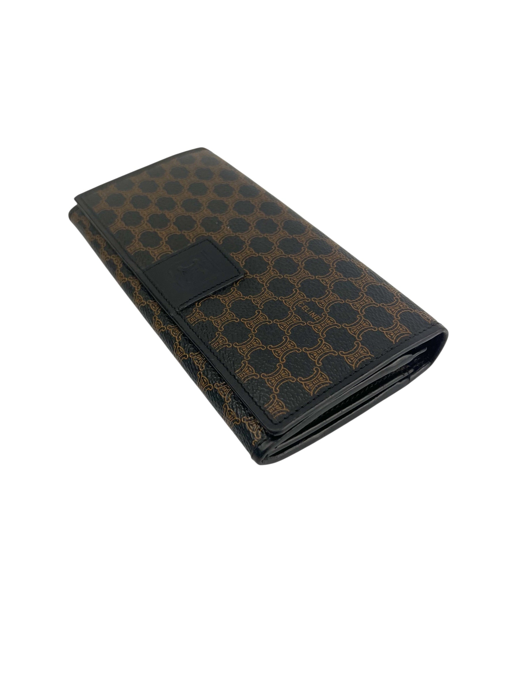 celine-black-macadam-long-wallet-4