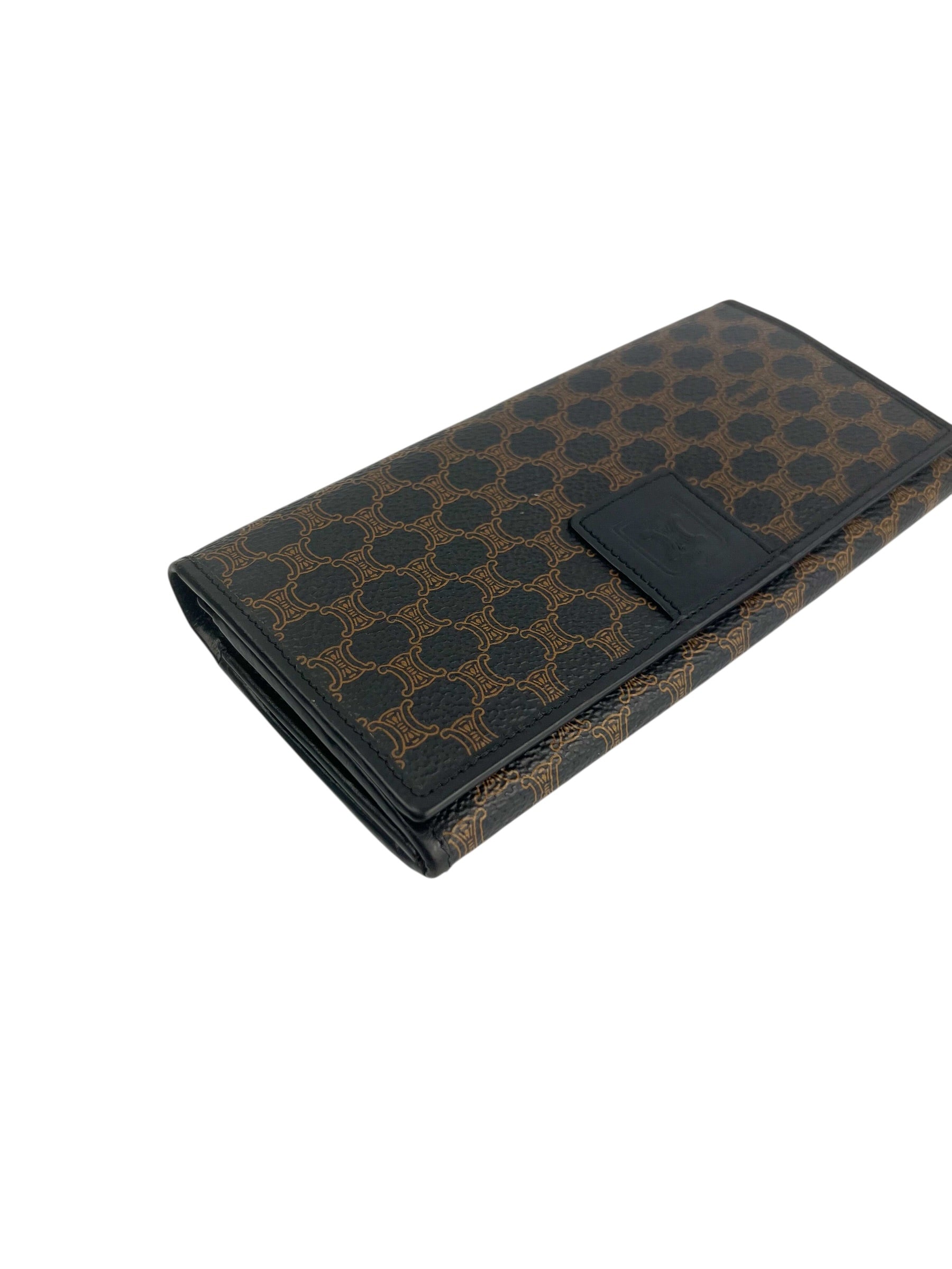 celine-black-macadam-long-wallet-5