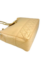 Chanel Beige Lambskin Vintage 24K Chain Tote