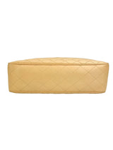 Chanel Beige Lambskin Vintage 24K Chain Tote
