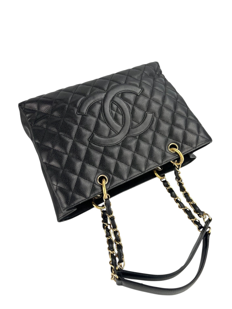 Chanel Black Caviar GST