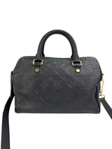 Louis Vuitton Black Empreinte Speedy 25