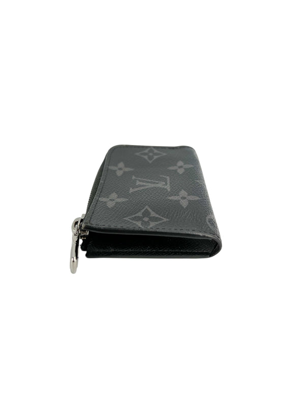Louis Vuitton Eclipse Monogram Zip Coin Case