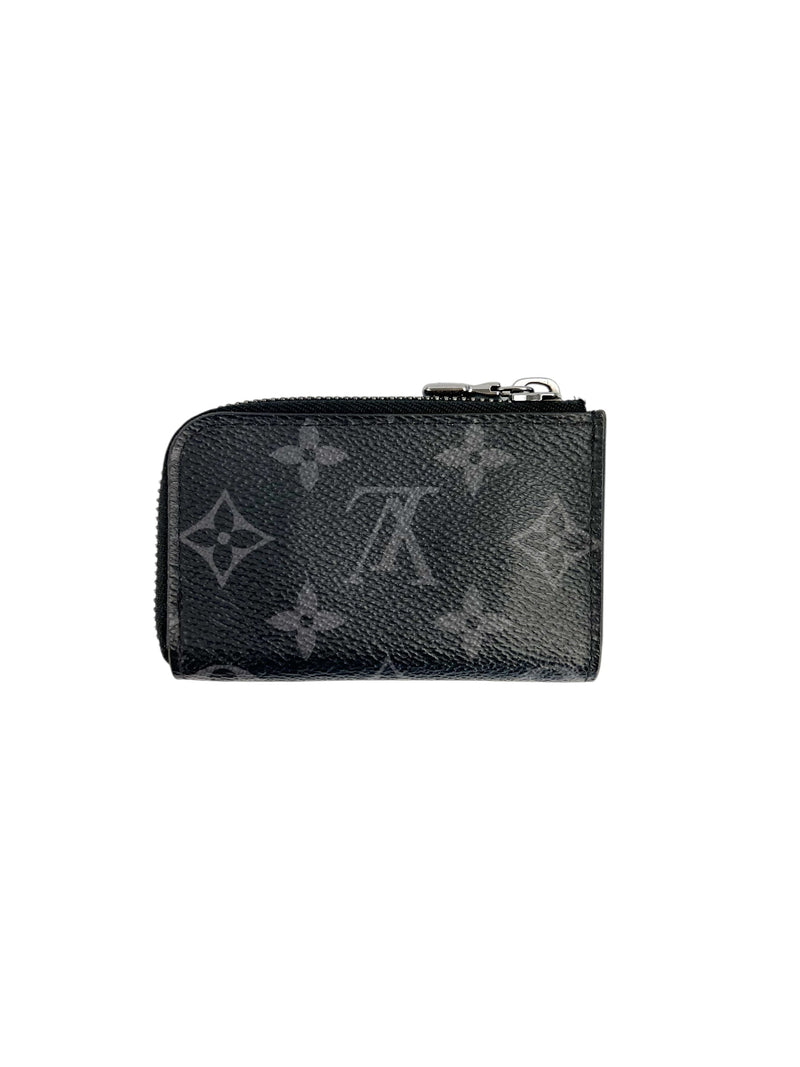 Louis Vuitton Eclipse Monogram Zip Coin Case