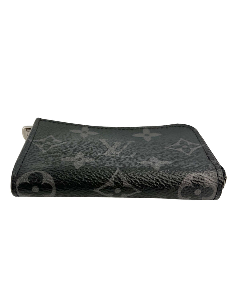 Louis Vuitton Eclipse Monogram Zip Coin Case