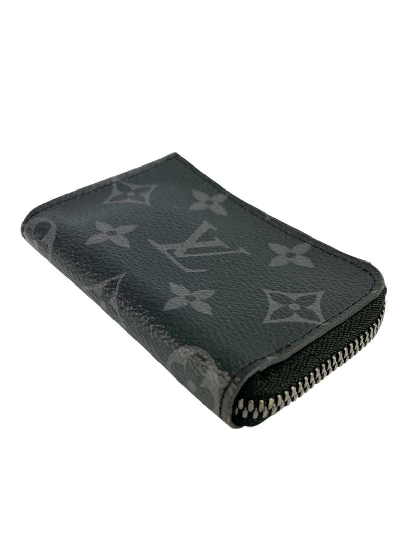 Louis Vuitton Eclipse Monogram Zip Coin Case