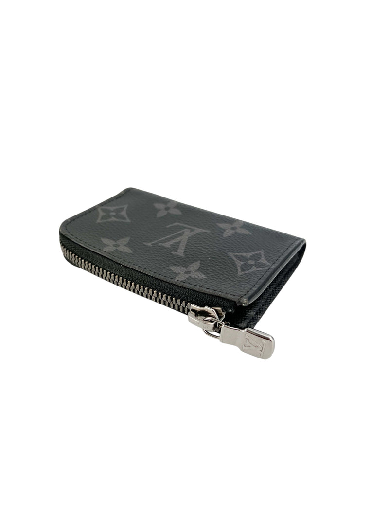 Louis Vuitton Eclipse Monogram Zip Coin Case