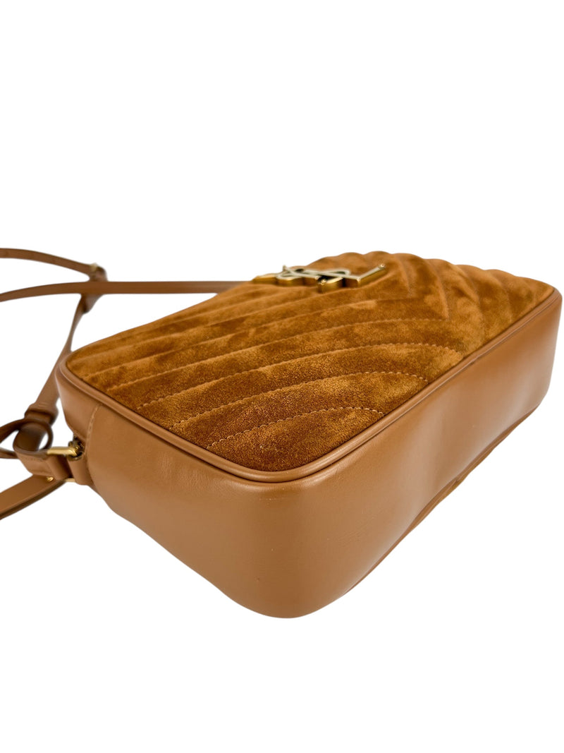 Saint Laurent Suede Lou Camera Bag