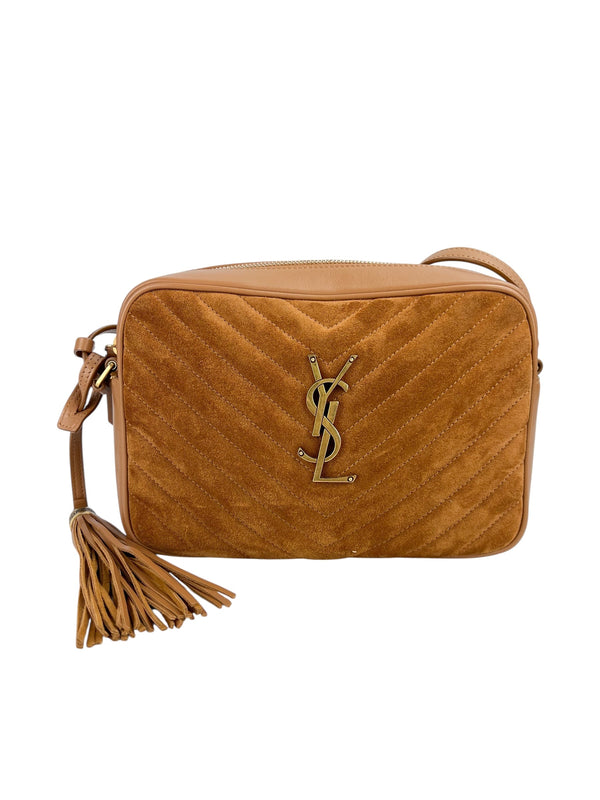 Saint Laurent Suede Lou Camera Bag