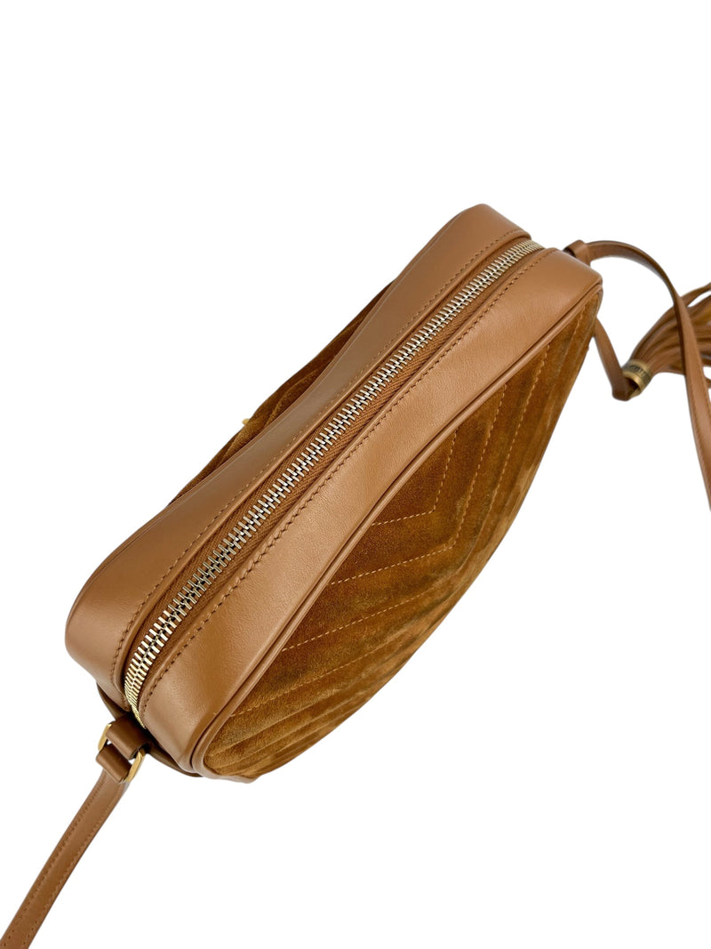 Saint Laurent Suede Lou Camera Bag