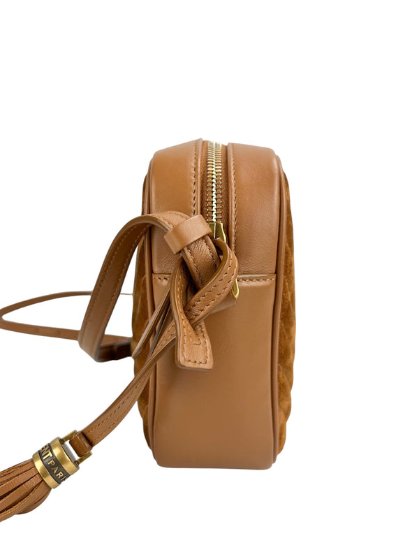 Saint Laurent Suede Lou Camera Bag