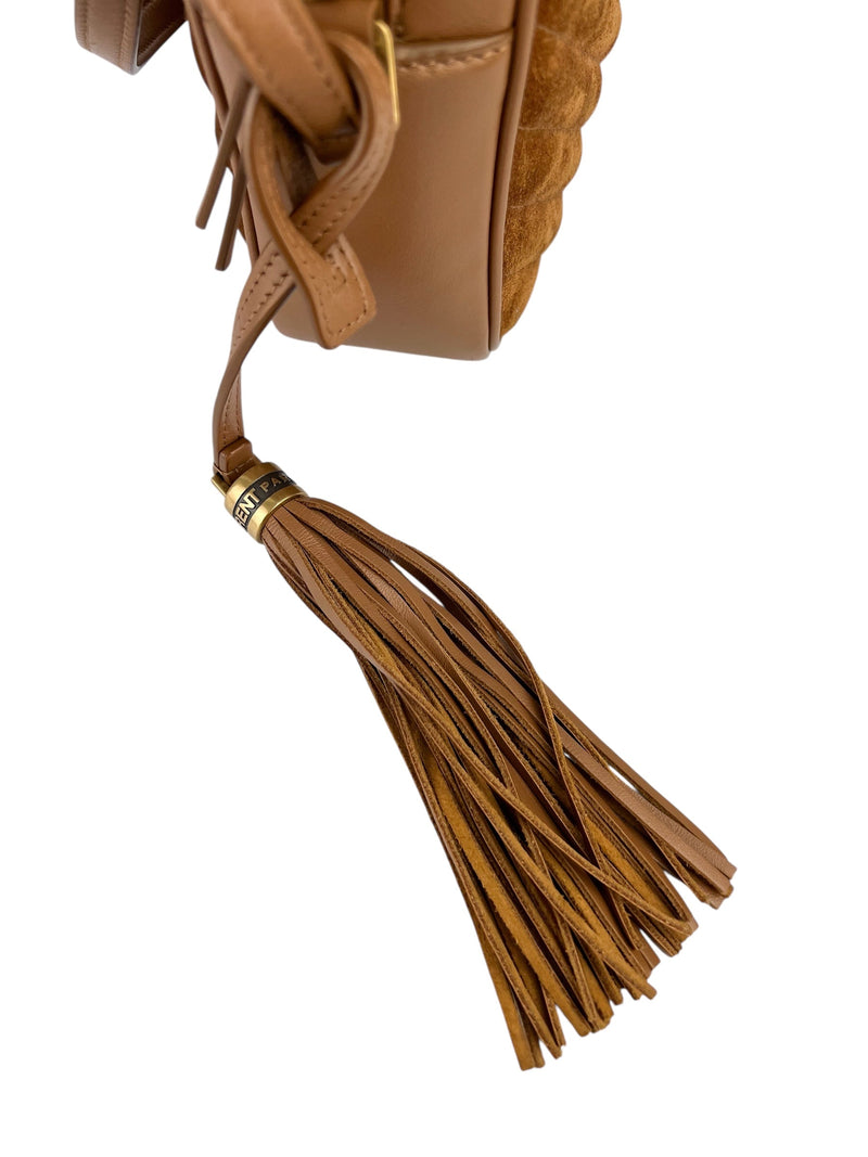 Saint Laurent Suede Lou Camera Bag