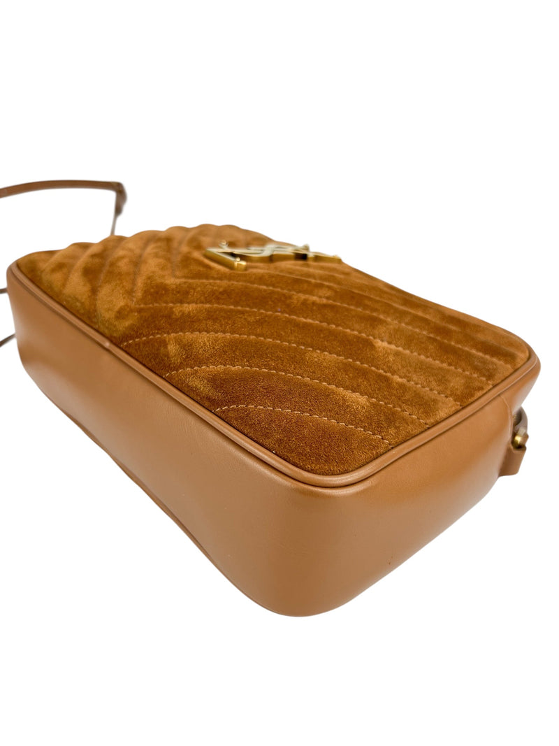 Saint Laurent Suede Lou Camera Bag