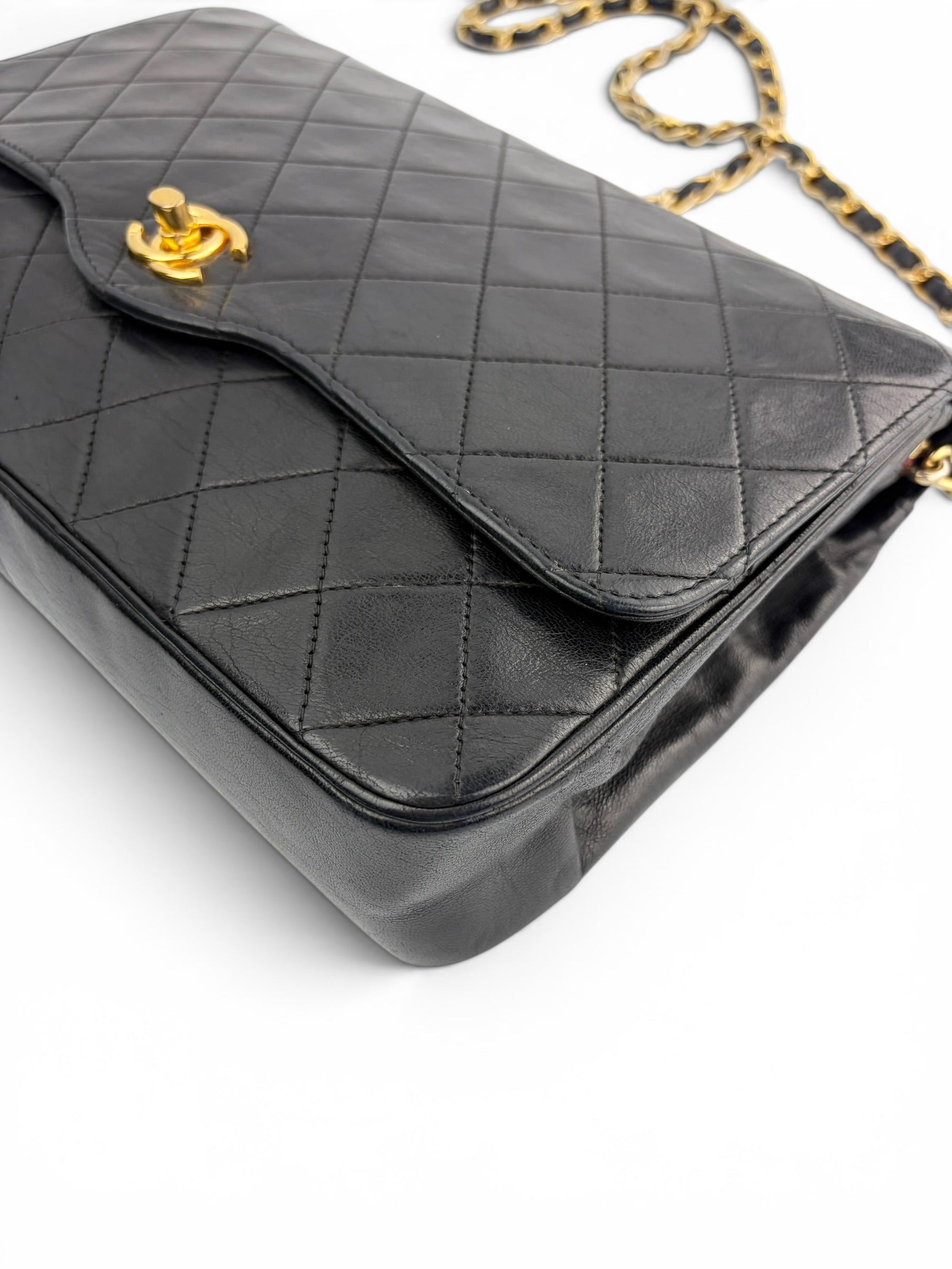 chanel-vintage-black-lambskin-flap-7