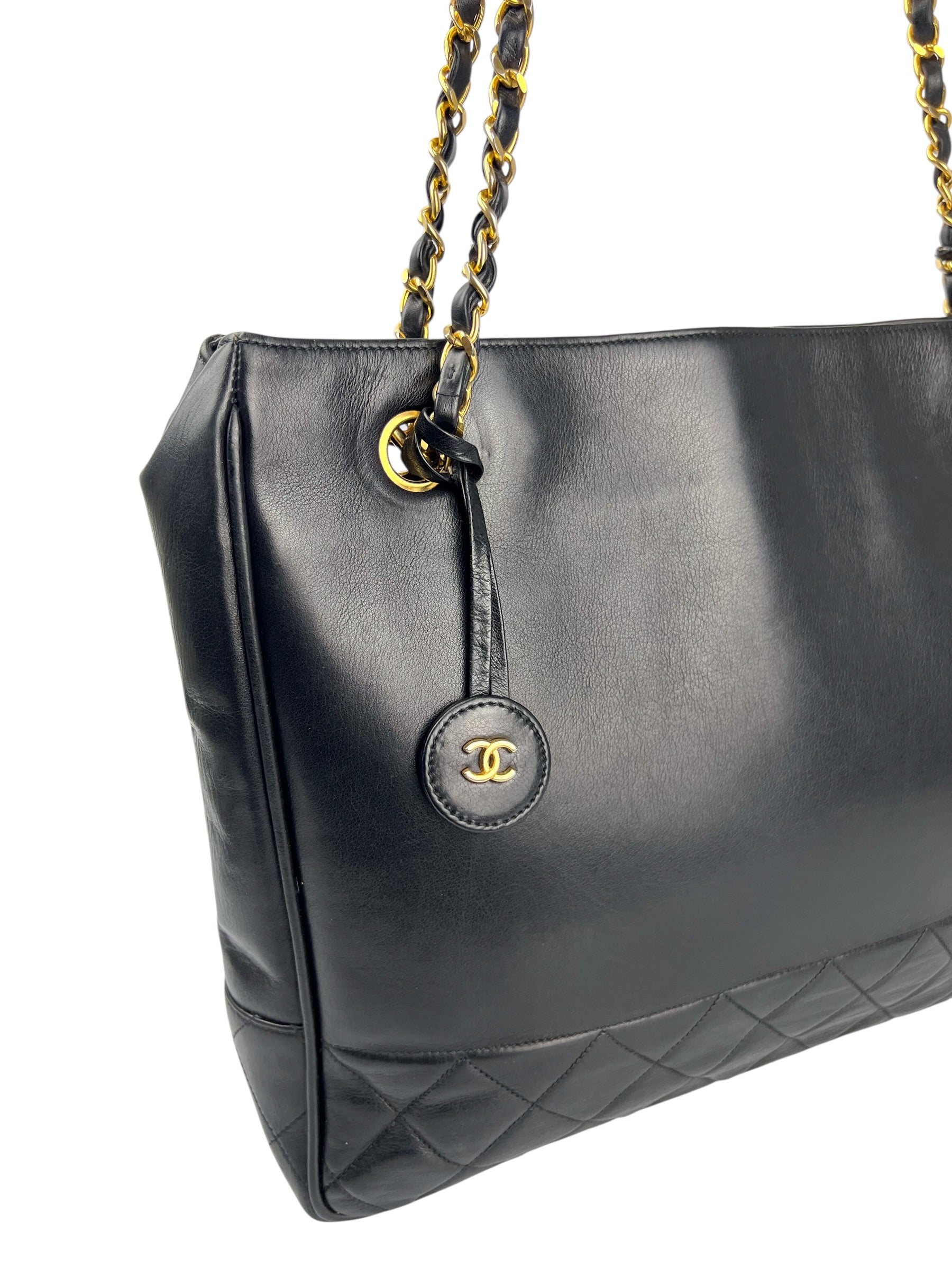 chanel-black-lambskin-24k-vintage-shopping-tote-7