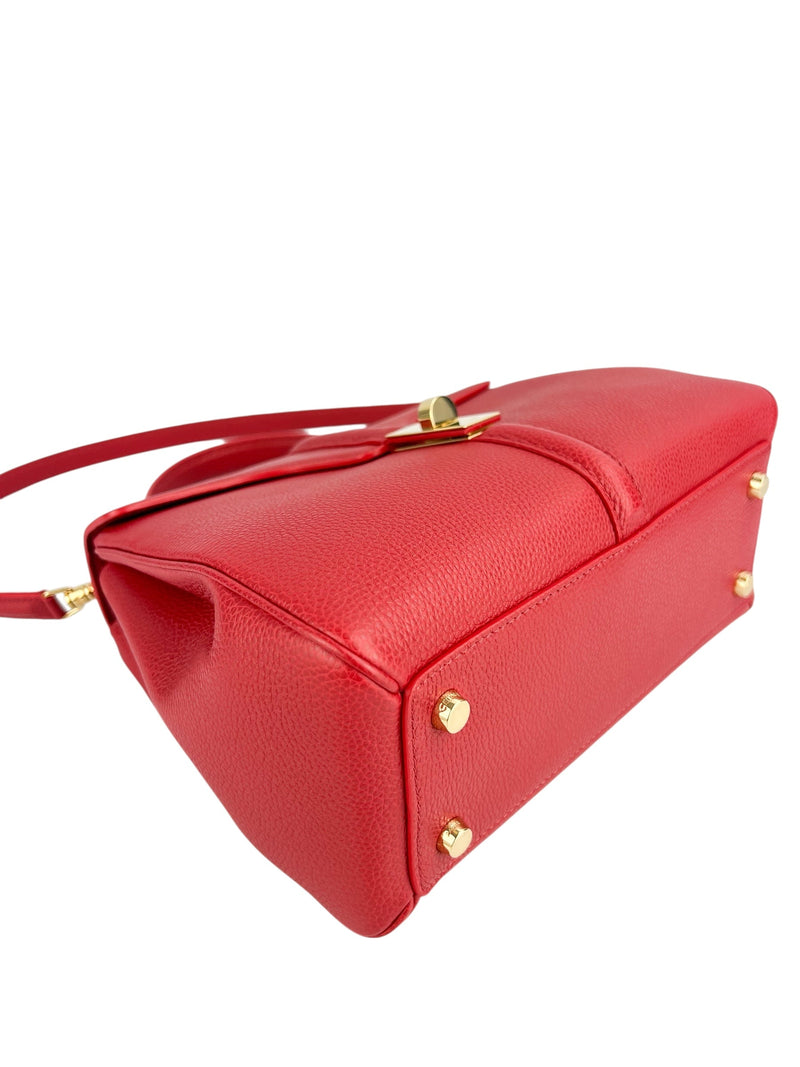 Celine 16 Red Calfskin Bag
