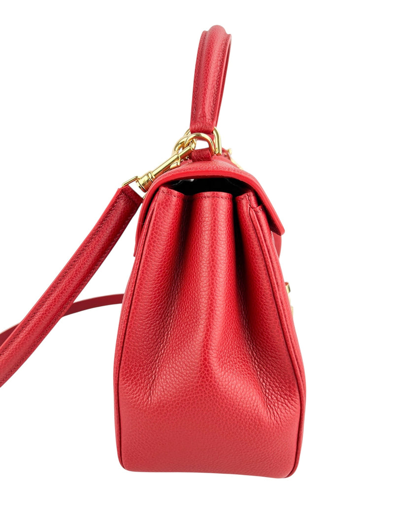 Celine 16 Red Calfskin Bag