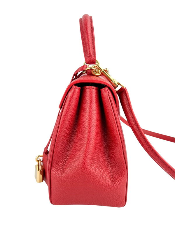Celine 16 Red Calfskin Bag
