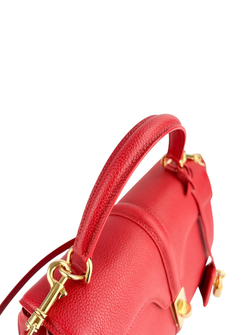 Celine 16 Red Calfskin Bag