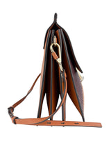 Chloe Snakeskin Colorblock Faye Crossbody Medium