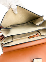 Chloe Snakeskin Colorblock Faye Crossbody Medium