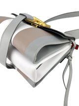 Valentino Leather V Ring Shoulder Bag